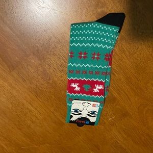 Christmas socks ugly sweater NWT